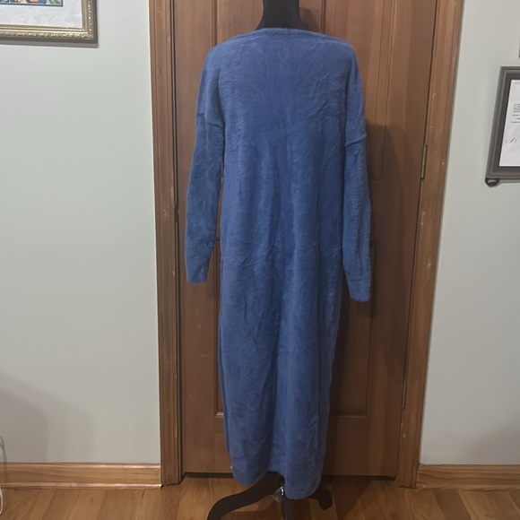 Free People Girls night in Maxi pullover in blue size small - Picture 3 of 6